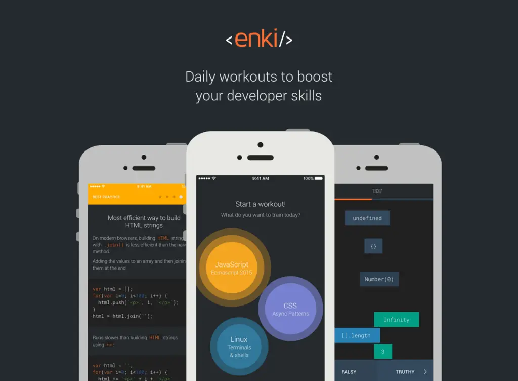belajar coding, coding app, enki